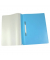 Schnellhefter Standard- B&uuml;roserie PP 1702001-17, A4, hellblau, Polypropylen (PP), 80g, Vorderdeckel transparent