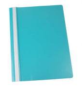 Schnellhefter Standard- B&uuml;roserie PP 1702001-41, A4, mint, Polypropylen (PP), 80g, Vorderdeckel transparent
