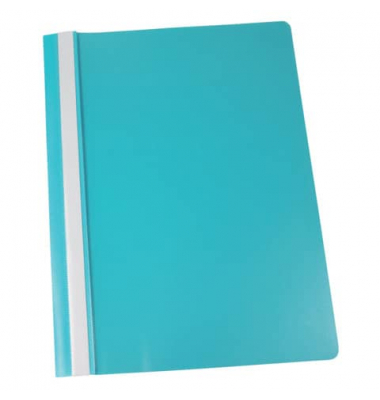 Schnellhefter Standard- B&uuml;roserie PP 1702001-41, A4, mint, Polypropylen (PP), 80g, Vorderdeckel transparent
