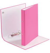 Ringbuch 3736001F-30, A4 2 Ringe 30mm Ring-&Oslash; Karton/Polypropylen pink