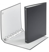 Ringbuch ohne 3737001F-01, A4 4 Ringe 30mm Ring-Ø Karton/Polypropylen schwarz