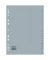 Kunststoffregister 7730095-13, A bis Z, A4, 120µm, graue Taben, 20-teilig