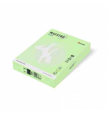 Kopierpapier Maestro Color 9417-MG28B80B mittelgrün pastell A3 80g 