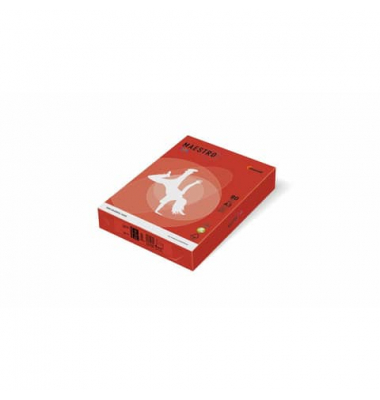 Kopierpapier Maestro Color 9417-CO44B80B korallenrot A3 80g 