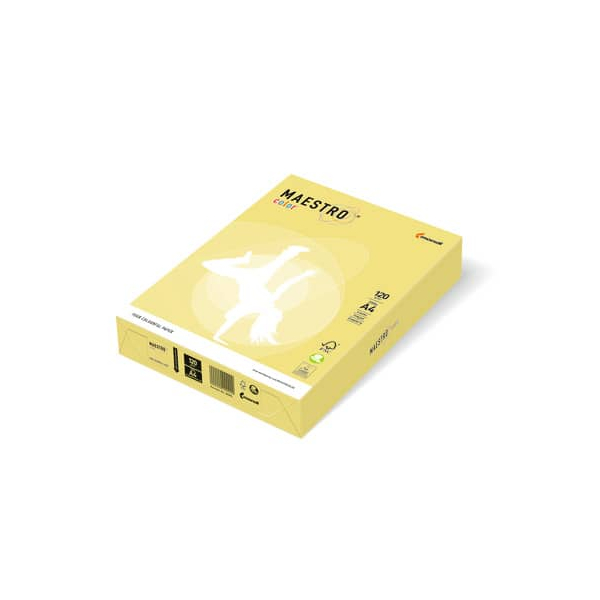 9003974424361 - Kopierpapier Maestro Color 9417-ZG34A16S zitronengelb A4 160g 250 Blatt 9003974424361 Mondi
