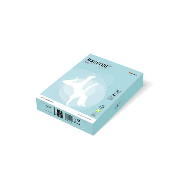 9003974424477 - Kopierpapier Maestro Color 9417-MB30A12S mittelblau pastell A4 120g 250 Blatt 9003974424477 250 Blatt
