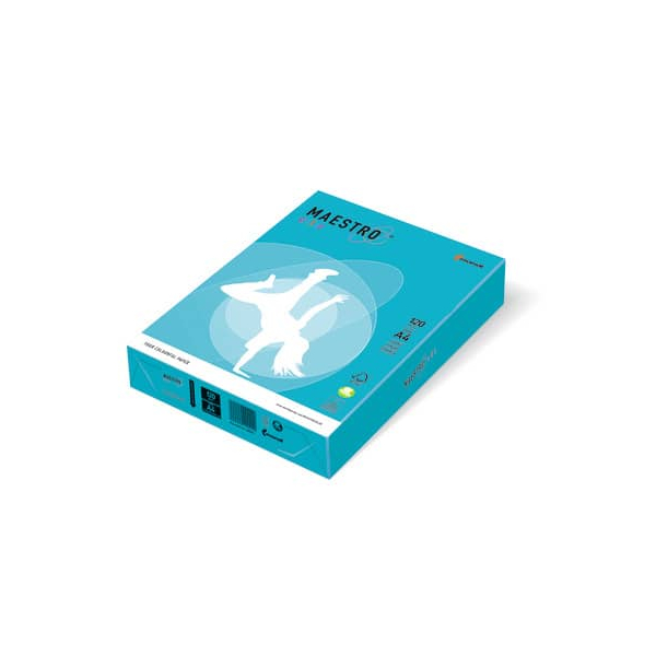 9003974424538 - Kopierpapier Maestro Color 9417-AB48A12S wasserblau A4 120g 250 Blatt 9003974424538 250 Blatt