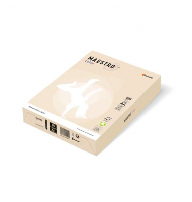 Kopierpapier Maestro Color 9417-CR20A12S creme pastell A4 120g 
