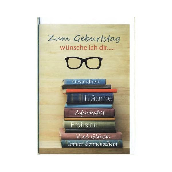 5 Stück Alpedia Geburtstagskarten 51-T214 9004546429951 Head