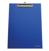 Klemmbrett 3708100-10, A4, blau, Karton, inkl Aufh&auml;nge&ouml;se