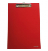 Klemmbrett 3708100-04, A4, rot, Karton, inkl Aufh&auml;nge&ouml;se
