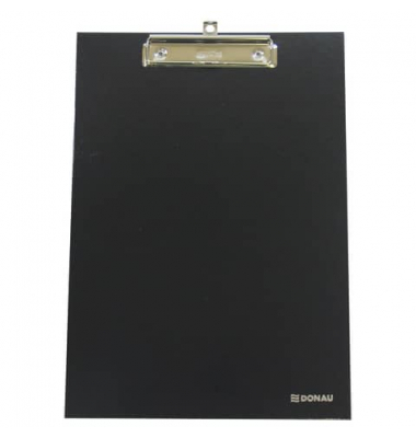 Klemmbrett 3708100-01, A4, schwarz, Karton