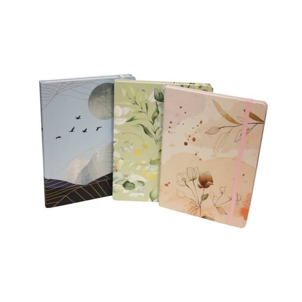 3 Stück Donau Notizbuch 1350109-99, Watercolor, farbig sortiert, A5, liniert, 80g, 96 Blatt / 192 Seiten 9004546548768 Donau