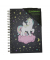 Notizbuch 1348106-99, glow in the dark, schwarz, A5, kariert, 80g, 96 Blatt / 192 Seiten