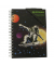 Notizbuch 1348106-99, glow in the dark, schwarz, A5, kariert, 80g, 96 Blatt / 192 Seiten