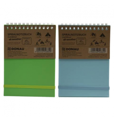 Notizbuch 1321101-99, Outdoor, bunt, A6, liniert, 120g, 20 Blatt / 40 Seiten