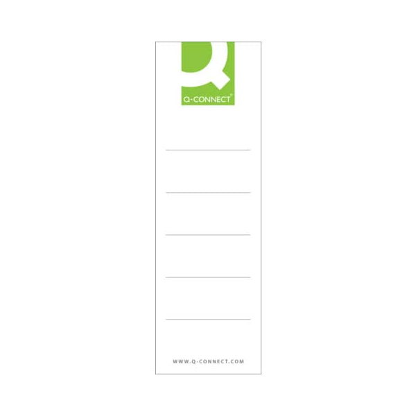 9004546549000 - Ordnerrückenschild 20ST Steck breit 9004546549000 Q-connect 9004546549000 - Ordnerrückenschild 20ST Steck breit 9004546549000 Q-connect