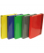 Heftbox 2056400-99, A4 sortiert (je 1x blau/gelb/grau/grün/rot), 4cm Füllhöhe, Karton