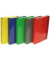 Heftbox 2056400-99, A4 sortiert (je 1x blau/gelb/grau/gr&uuml;n/rot), 4cm F&uuml;llh&ouml;he, Karton