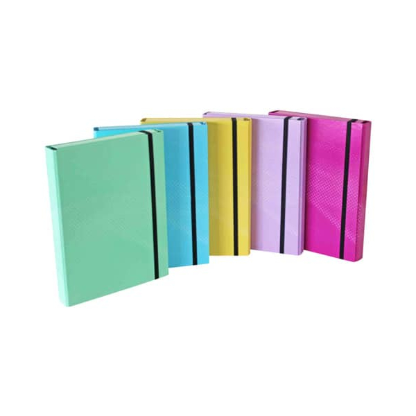 10 Stück Donau Heftbox Pastell 2056341-99, A4 farbig sortiert, 4cm Füllhöhe, Karton papierkaschiert 9004546550129 Donau