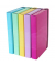 Heftbox Pastell 2056341-99, A4 farbig sortiert, 4cm F&uuml;llh&ouml;he, Karton papierkaschiert