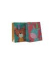 Geschenktasche 55022, Kinder, Schleifenband mit Anhänger, Zebra und Löwe sortiert, 260mm x 320mm