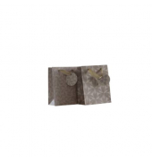 Geschenktasche 55030, neutral, Schleifenband mit Anhänger, 2 Motive sortiert, 115mm x 145mm