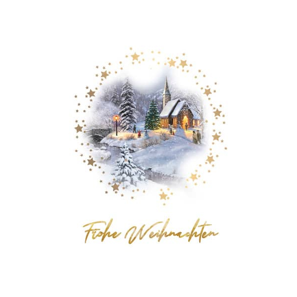 6 Stück Alpedia Weihnachtskarte midi 9004546551324 Head
