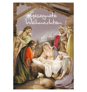 Weihnachtskarte heilig midi