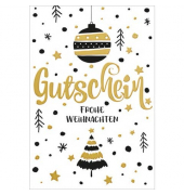 Weihnachtsgutscheinkarte