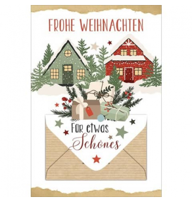 Weihnachtsgeldscheinkarte