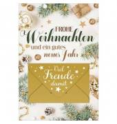 Weihnachtsgeldscheinkarte