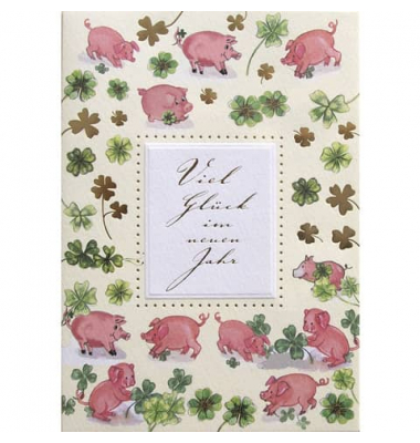 Gl&uuml;ckwunschkarten 24-R101 bunt