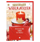 Weihnachtsgeldscheinkarte