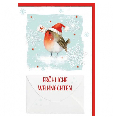 Weihnachtsgeldscheinkarte