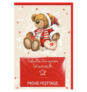 Weihnachtsgeldscheinkarte