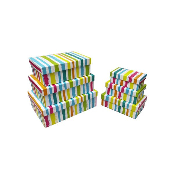 Geschenkkarton Streifen bunt 9004546554707 PBs
