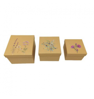 Geschenkkarton Kraftpapier natur