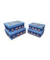 Weihn.Geschenkkarton Kind blau