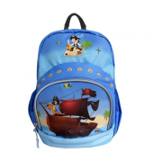 Kinderrucksack 7290850-04, Pirat, mit Rei&szlig;verschluss