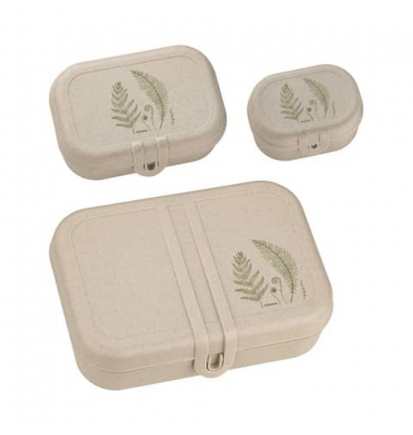 Brotdose, 2110000-70, sand, Farn, 3er Set, 3 L