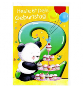 Geburtstagskarten 55-K002 Jubil&auml;umsjahr bunt