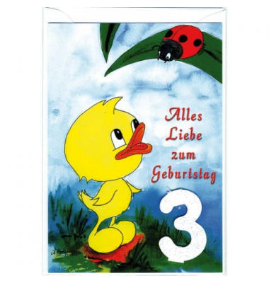 Geburtstagskarten 55-K003 bunt