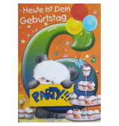 Geburtstagskarten 55-K006 Jubil&auml;umsjahr bunt