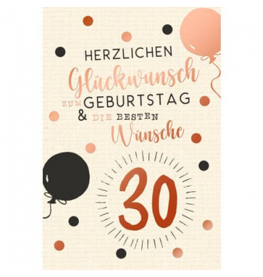 Geburtstagskarten 52-3249 11,5x17cm 115mm x 170mm (BxH) bunt
