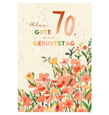 Geburtstagskarten 52-3252 11,5x17cm 115mm x 170mm (BxH) bunt