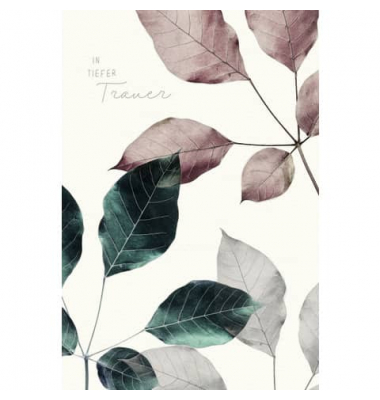 Trauerkarten 81-3984 11,5x17cm 115mm x 170mm (BxH) bunt