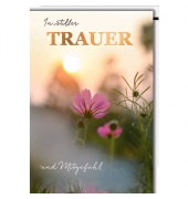 Trauerkarten 811367 weiß/schwarz