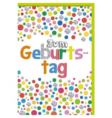 Geburtstagskarten 5006-23149 bunt