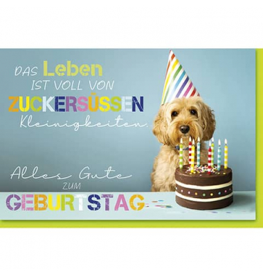 Geburtstagskarten 5005-22053 115mm x 170mm (BxH) bunt